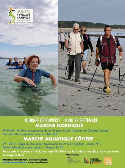 JOURNEE CODERS 28.09.2026 MARCHES AQUATIQUE ET NORDIQUE
